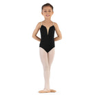 Bloch Girls Opera Camisole Leotard Child 6X-7 Black - DanceSupplies.com