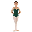 Bloch Girls Opera Camisole Leotard Child 6X-7 Evergreen - DanceSupplies.com