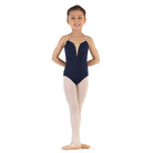 Bloch Girls Opera Camisole Leotard Child 6X-7 Navy - DanceSupplies.com