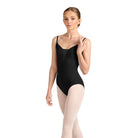 Mirella Adult Celeste Camisole Leotard Adult P Black - DanceSupplies.com