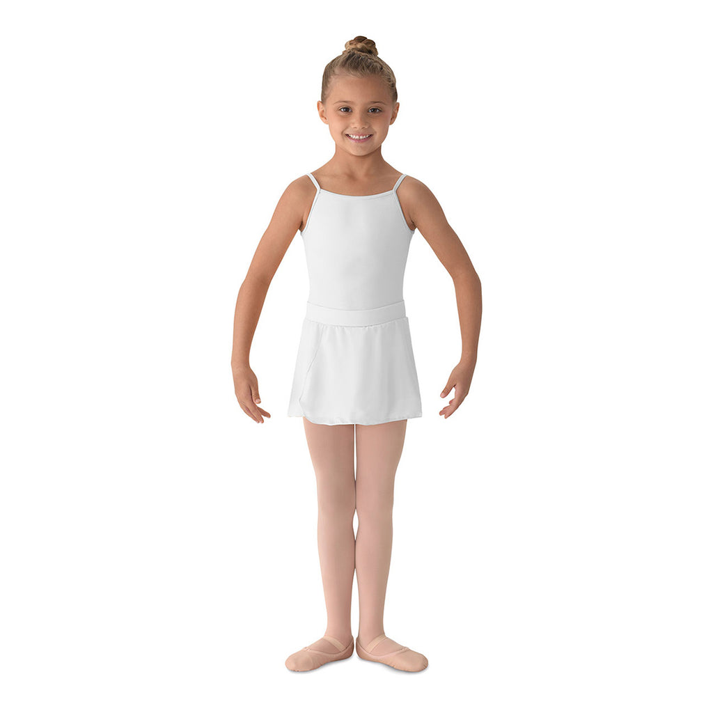 Mirella Girl's Solid Color Skirt Child S White - DanceSupplies.com