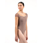 Nikolay Adult Effie Leotard Adult XS Coffee - DanceSupplies.com