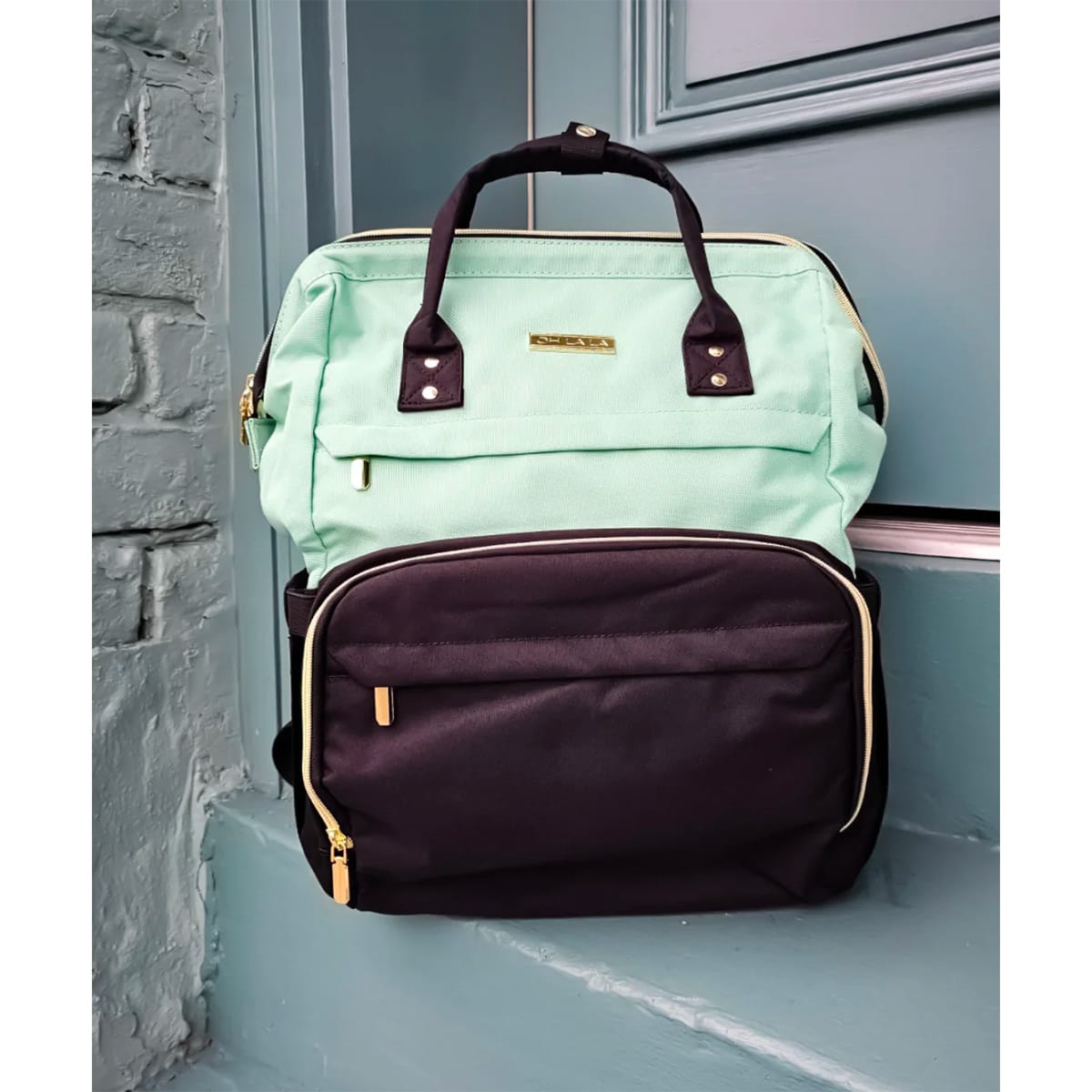 Oh La La Ballet Backpack Mint - DanceSupplies.com
