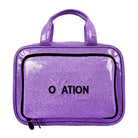 Ovation Gear Sparkle Cosmetic Bag Purple - DanceSupplies.com