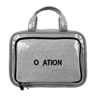 Ovation Gear Sparkle Cosmetic Bag Silver - DanceSupplies.com