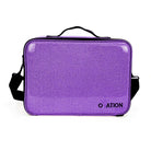 Ovation Gear Sparkle Cosmetic Case - Large Purple - DanceSupplies.com