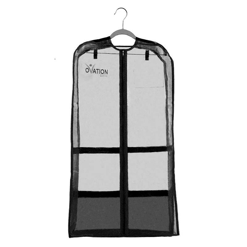 Ovation Gear Gusseted Garment Bag Black  - DanceSupplies.com