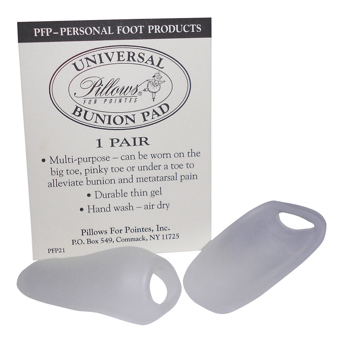 Pillows For Pointes Universal Bunion Pads - DanceSupplies.com