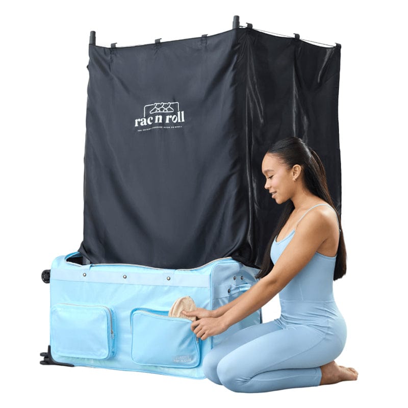 Rac n Roll Halo Sky Blue Dance Bag - Large | DanceSupplies.com