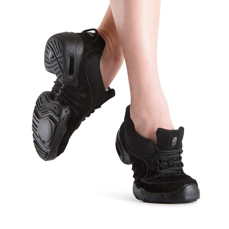 Bloch Boost Mesh Children's Dance Sneakers - Black 