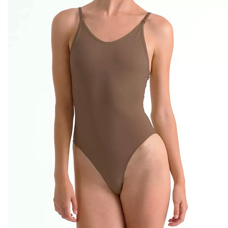Silky Dance Low Back Camisole Liner Adult XS Dark Nude - DanceSupplies.com