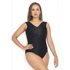 So Danca Adult Amelia Tank Leotard - Curvy Adult XL Black - DanceSupplies.com