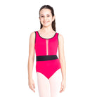 So Danca Child Bella Leotard Child 6X-7 Peony/Black - DanceSupplies.com