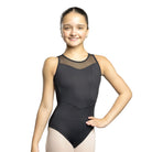 So Danca Child Chaîné Turn Tank Leotard Child 6X-7 Black - DanceSupplies.com