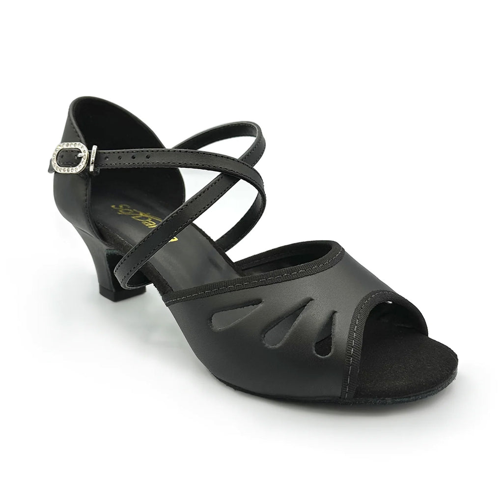 So Danca Radison 1.5" Heel Ballroom Shoes Adult 6.5 Black - DanceSupplies.com