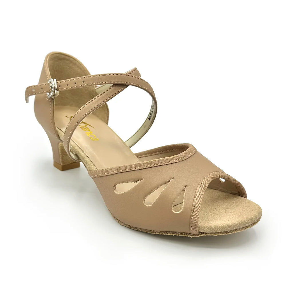 So Danca Radison 1.5" Heel Ballroom Shoes Adult 6.5 Caramel - DanceSupplies.com