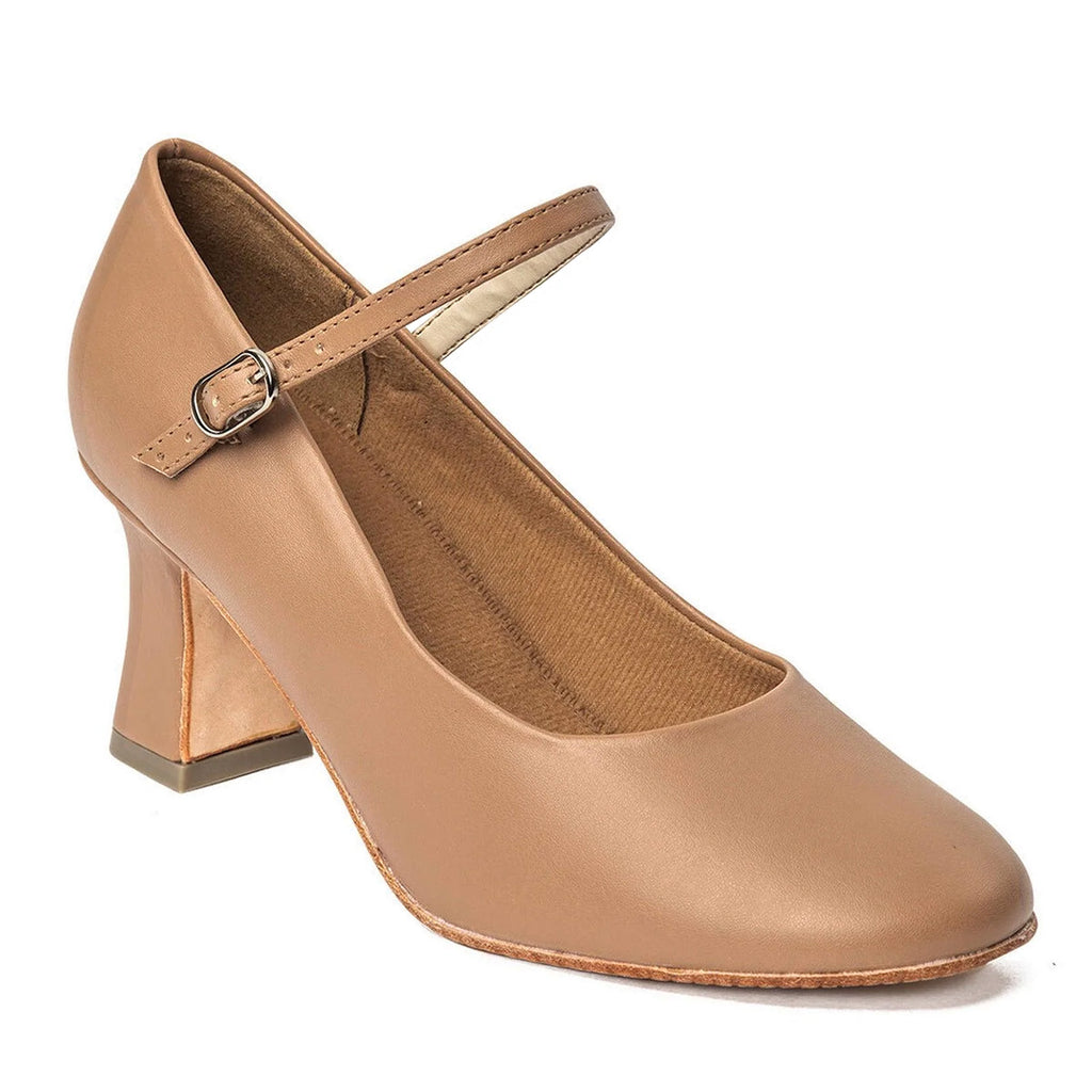 So Danca Callista 2.5" Heel Character Shoes Adult 6 Medium Caramel- DanceSupplies.com