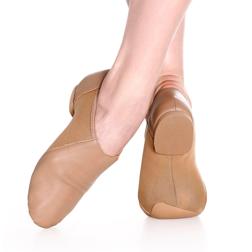 So Danca Java Jazz Shoes Child 10.5 Medium Suntan- DanceSupplies.com