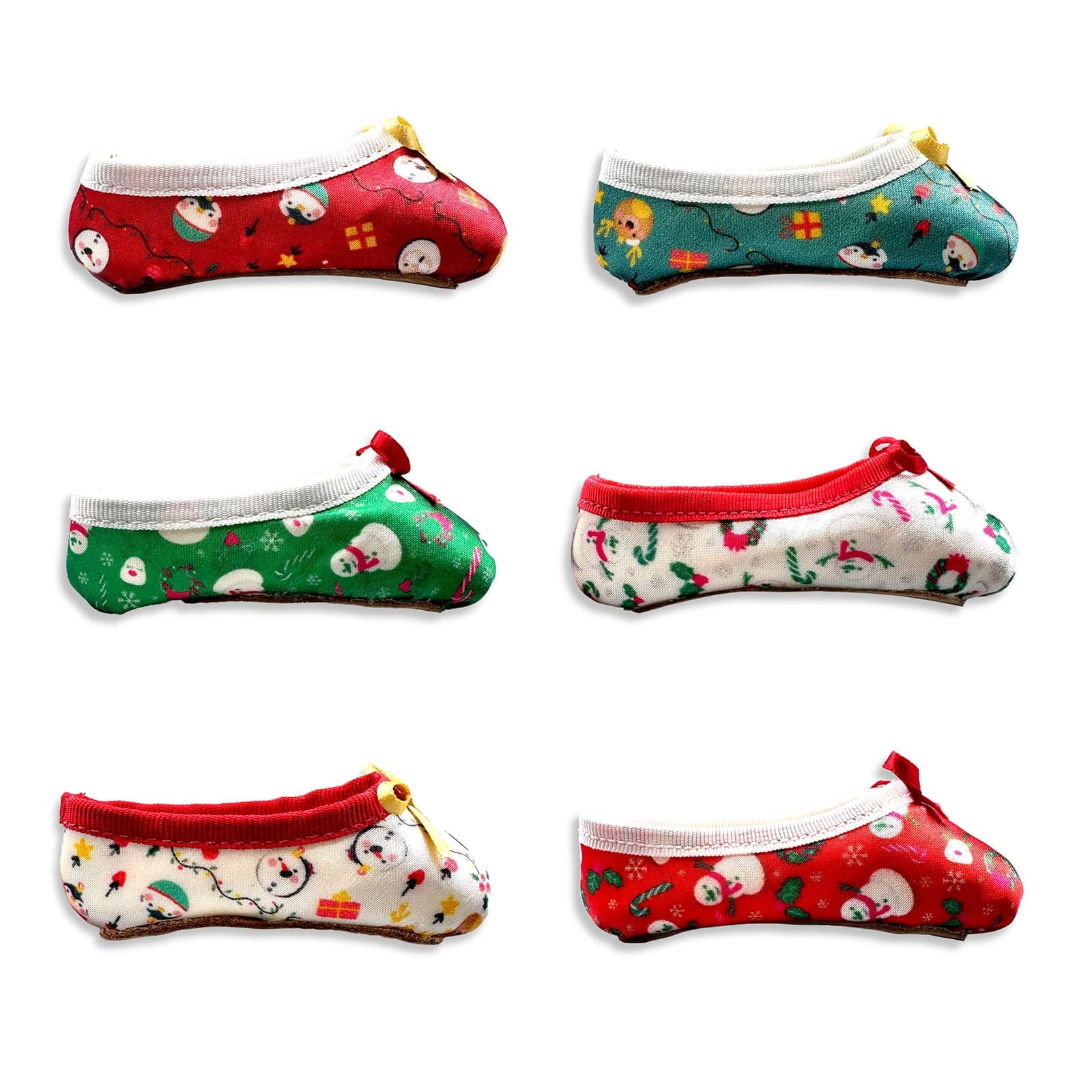 So Danca Holiday Mini Pointe Shoe Keychain   - DanceSupplies.com