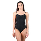 Suffolk Adult Masterclass Pinch Front Leotard Adult P Black - DanceSupplies.com