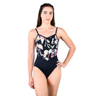 Suffolk Adult Blossom V-Front Camisole Leotard Adult P Foil - DanceSupplies.com