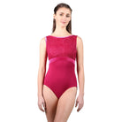 Suffolk Child Venice Bateau Neck Leotard Child M Ruby - DanceSupplies.com
