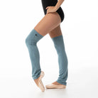Suffolk 22" Modal Legwarmers Blue  - DanceSupplies.com