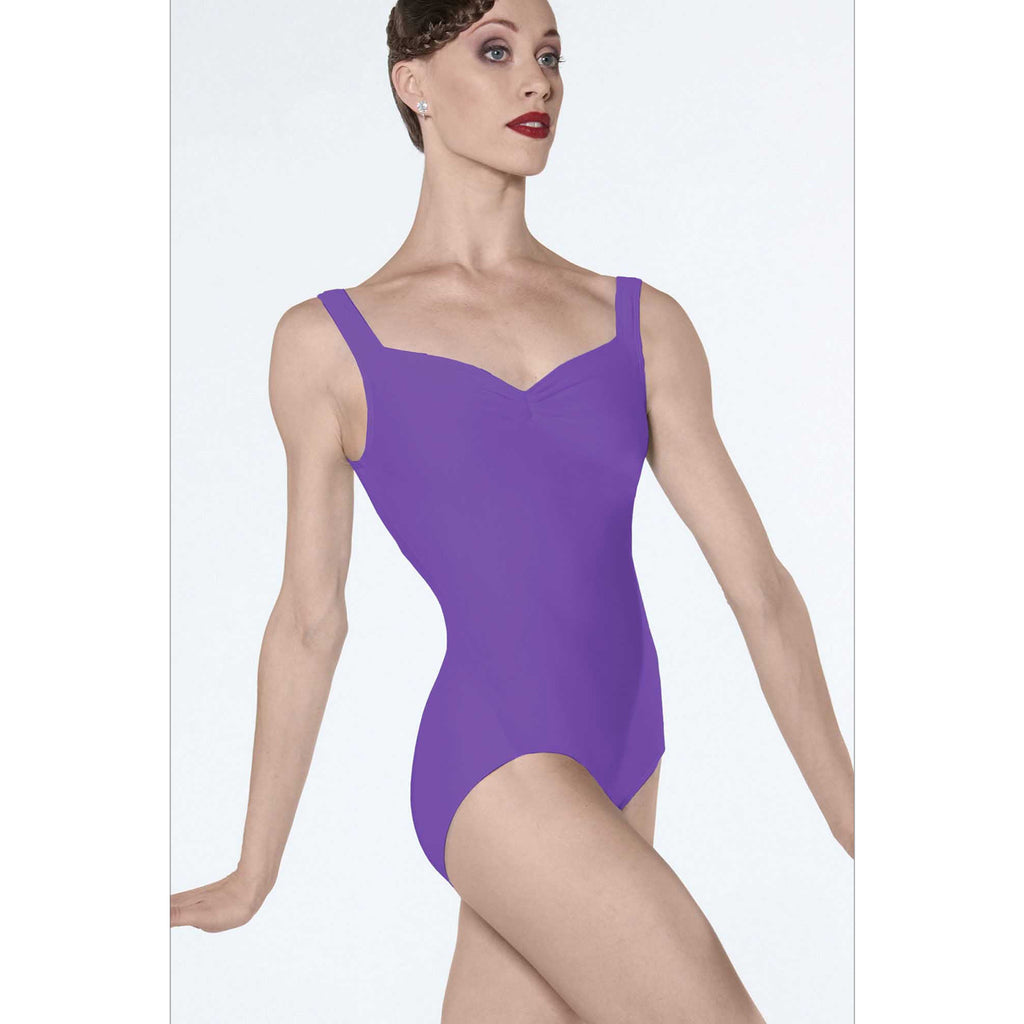 Wear Moi Adult Faustine Camisole Leotard Adult XS Purple - DanceSupplies.com