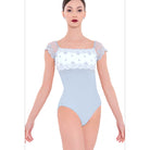 Wear Moi Adult Narcisse Leotard Adult XS Grey/White - DanceSupplies.com