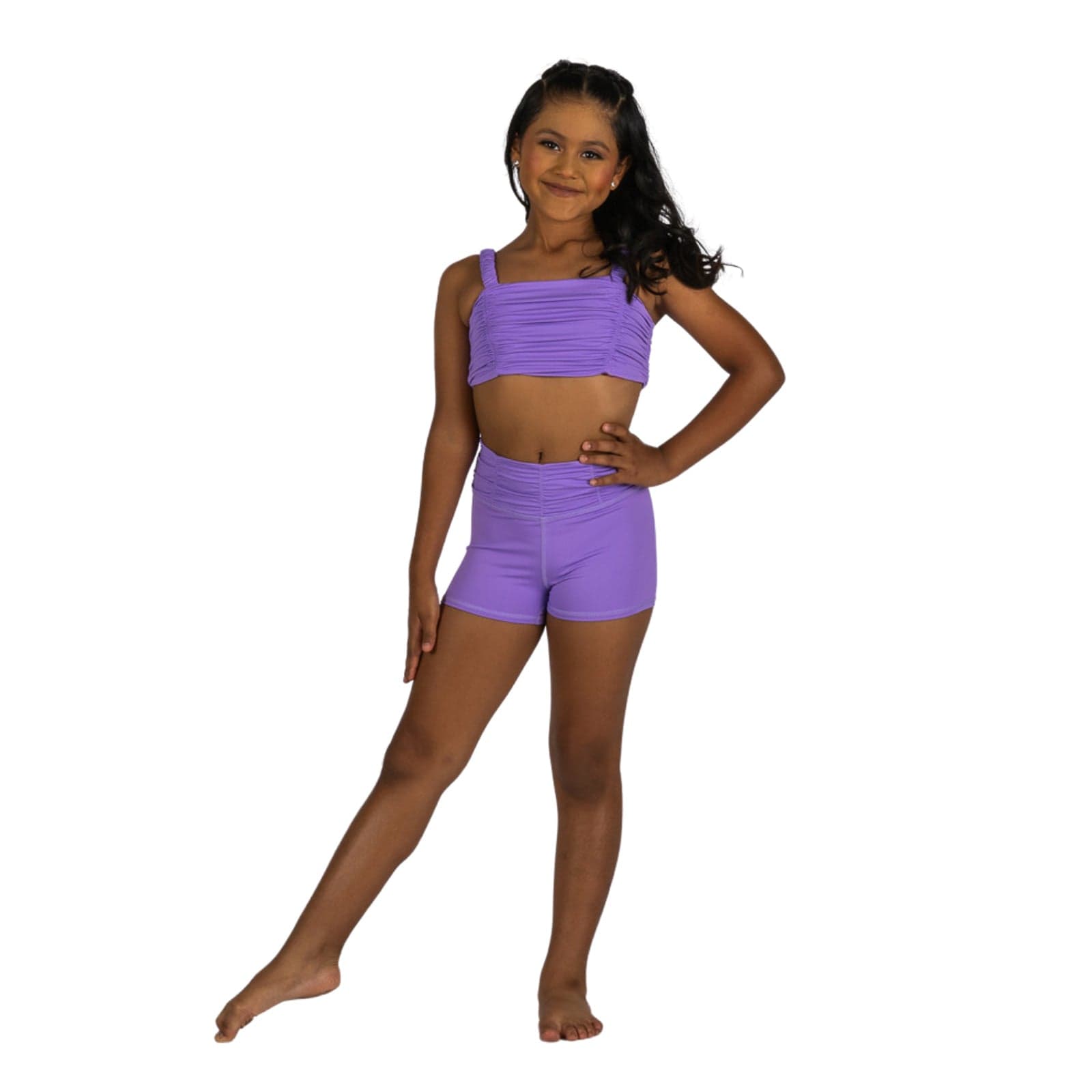 洋楽 Tops in Pops: Designed for Dancing XO Dance Sassy Scrunch Top | DanceSupplies.com