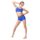 XO Dance Cheetahlicious Shorts Child 4-6 Royal - DanceSupplies.com