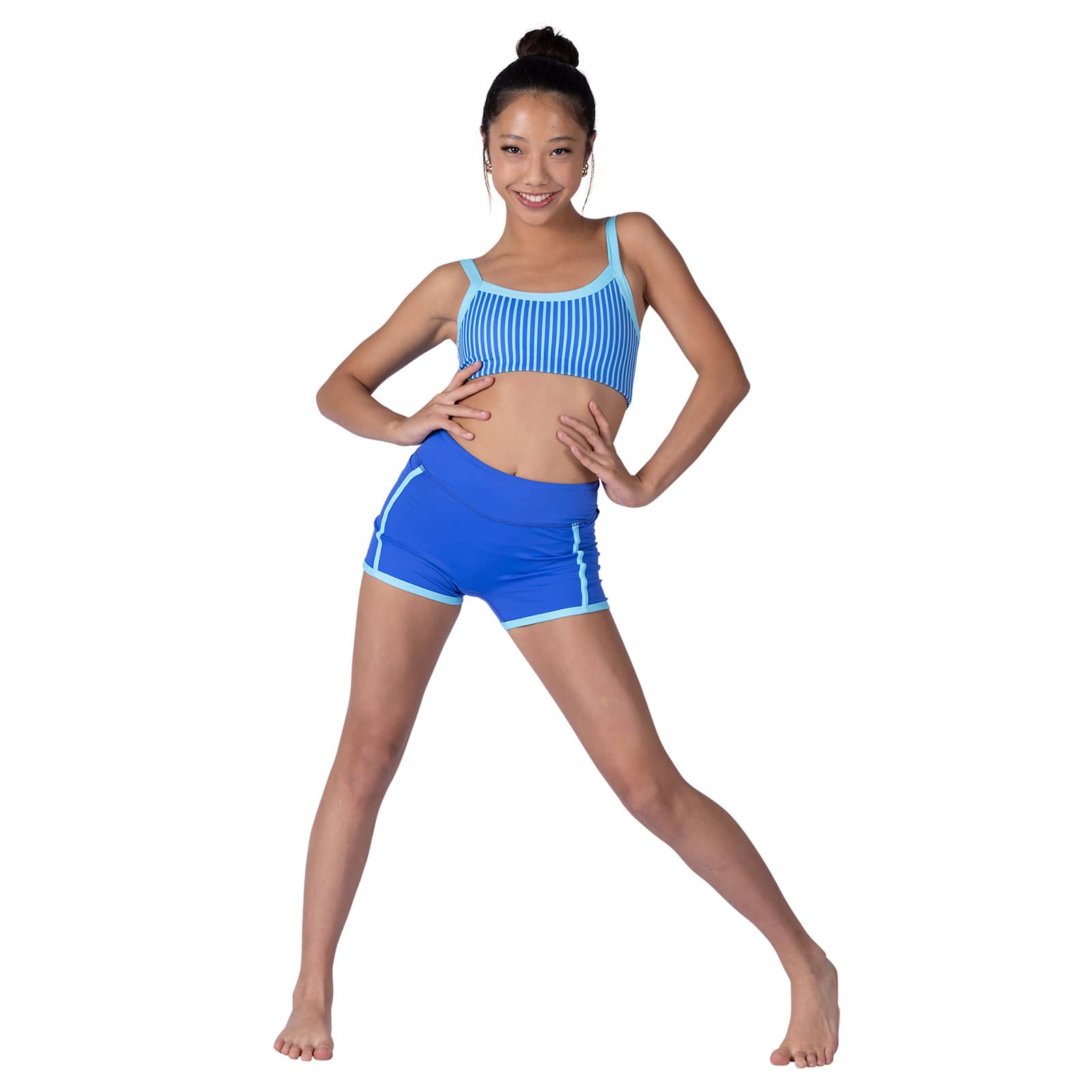 XO Dance Pinstripe Top | DanceSupplies.com