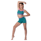 XO Dance Racer Shorts Child 4-6 Forest - DanceSupplies.com