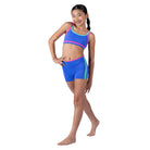 XO Dance Racer Shorts Child 4-6 Royal - DanceSupplies.com
