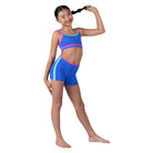 XO Dance Racer Top Child 4-6 Royal - DanceSupplies.com