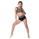XO Dance Sassy Scrunch Shorts Child 4-6 Cheetah - DanceSupplies.com