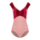 Yumiko Elli Cap Sleeve Leotard - Antique Rose Adult XS Antique Rose - DanceSupplies.com