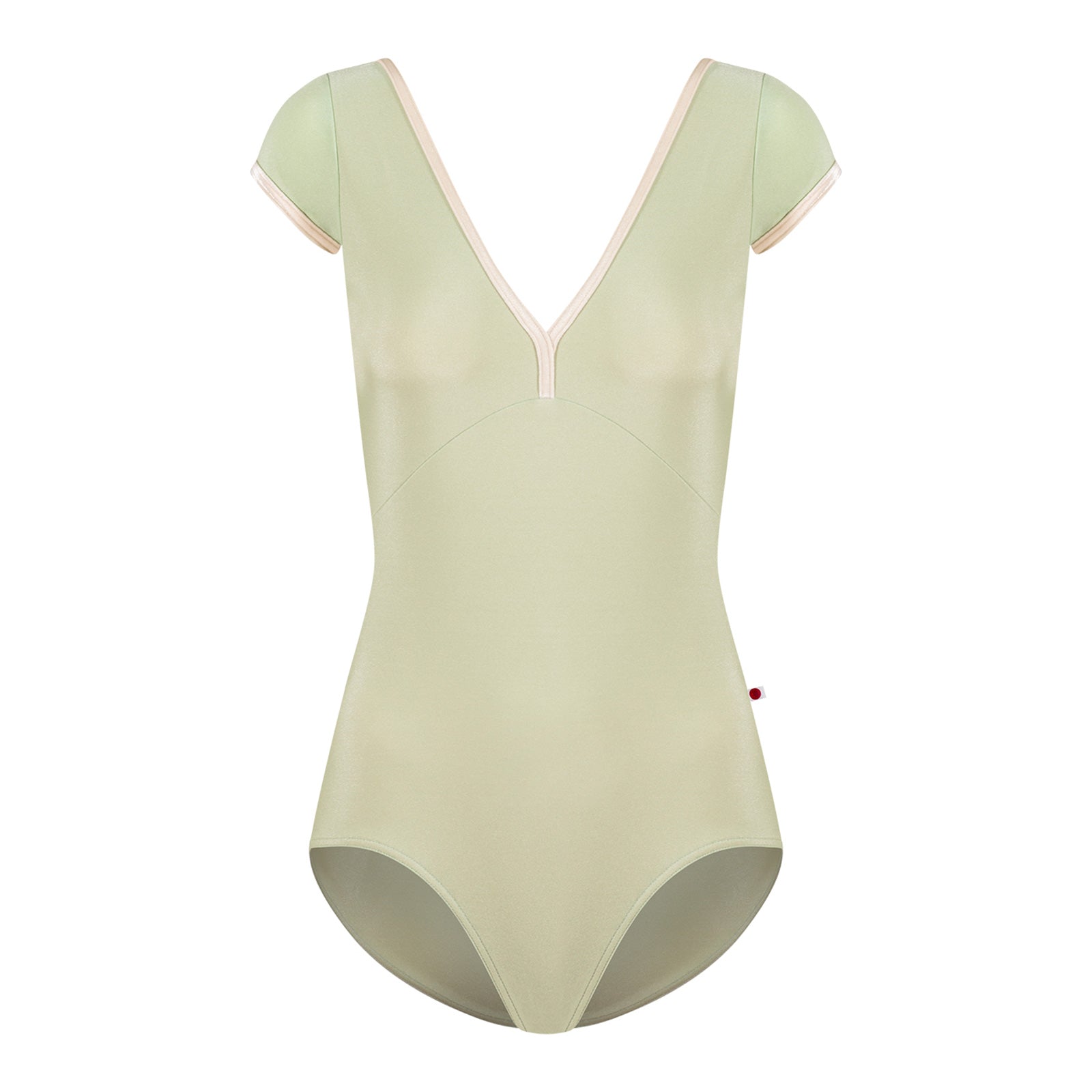 Yumiko Alicia Cap Sleeve Leotard - Ginko | DanceSupplies.com