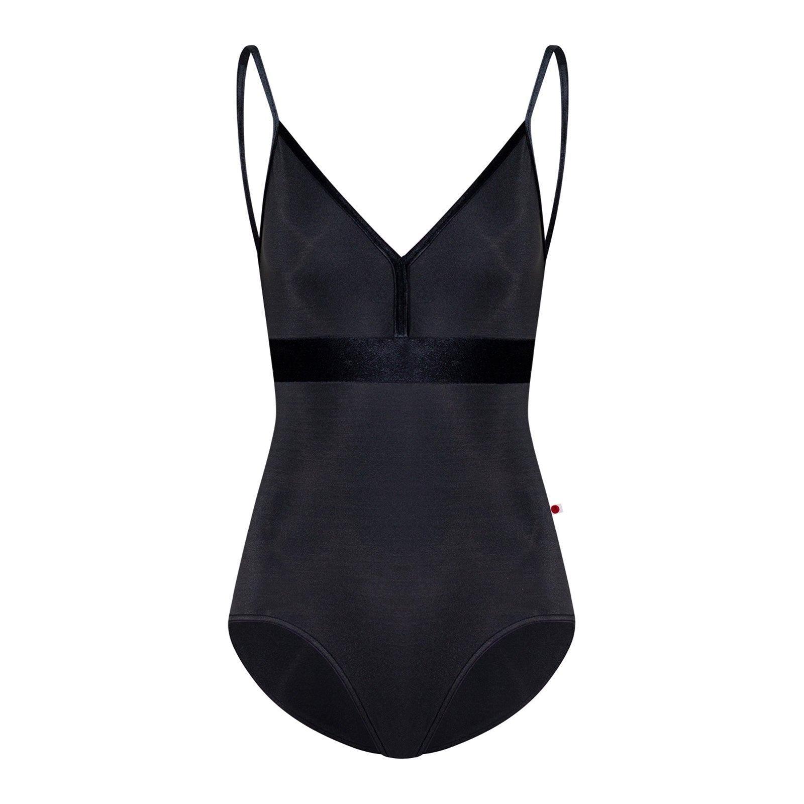Yumiko Zoe Camisole Leotard - Black Adult XS Black - DanceSupplies.com