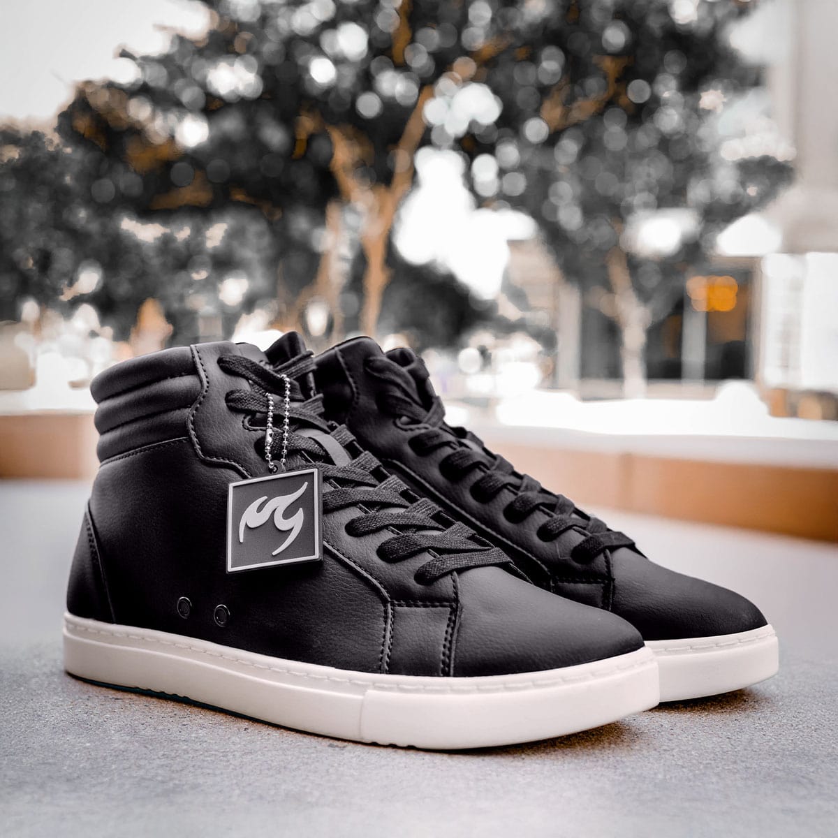 Fuego High-Top Dance Sneakers Black
